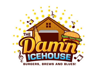 The damn icehouse  logo design by logoguy