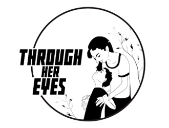 Through Her Eyes logo design by Compac