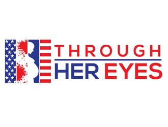 Through Her Eyes logo design by MAXR