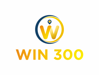 WIN 300 logo design by luckyprasetyo