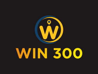 WIN 300 logo design by luckyprasetyo