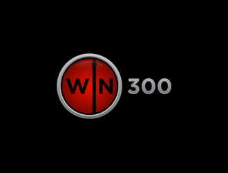 WIN 300 logo design by alby