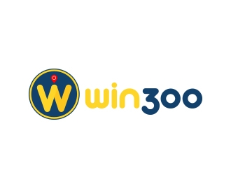 WIN 300 logo design by MarkindDesign