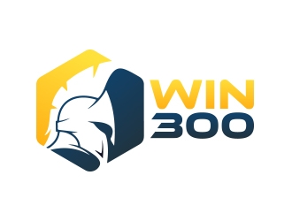WIN 300 logo design by Manolo