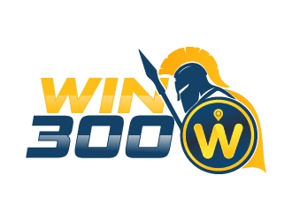WIN 300 logo design by Erasedink