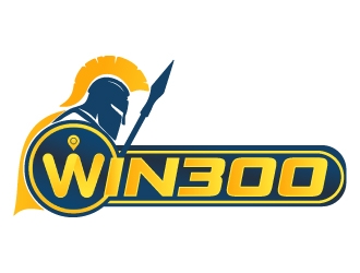 WIN 300 logo design by Erasedink