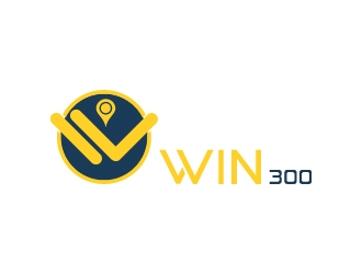 WIN 300 logo design by Mirza