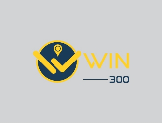 WIN 300 logo design by Mirza