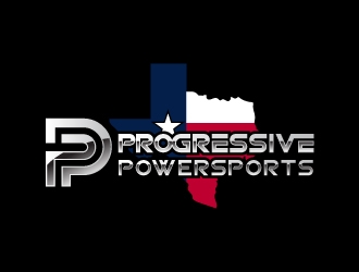 Progressive Powersports logo design by dibyo