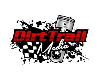 Dirt Trail Media logo design by ElonStark