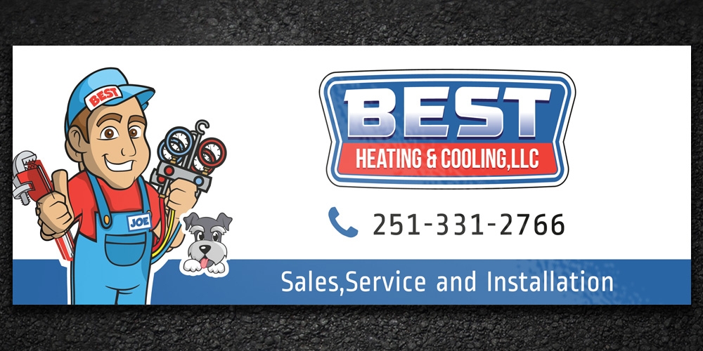Best Heating & Cooling,LLC logo design by Boomstudioz