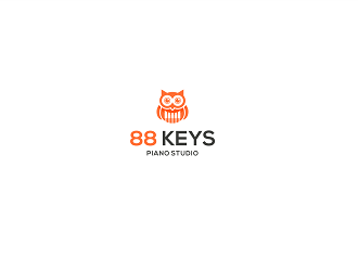 88 Keys Piano Studio logo design by iamguac