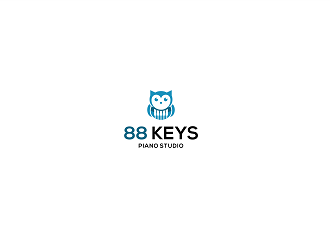 88 Keys Piano Studio logo design by iamguac
