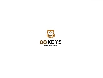 88 Keys Piano Studio logo design by iamguac