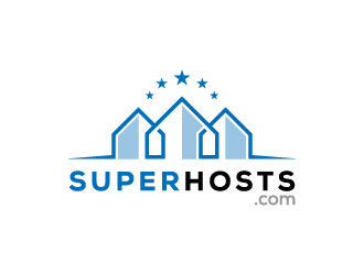 superhosts.com logo design by pencilhand