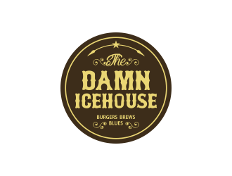 The damn icehouse  logo design by Panara