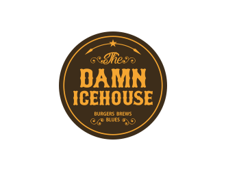 The damn icehouse  logo design by Panara
