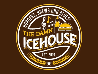 The damn icehouse  logo design by jaize