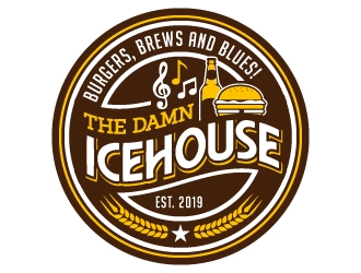 The damn icehouse  logo design by jaize