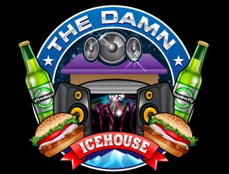 The damn icehouse  logo design by Suvendu