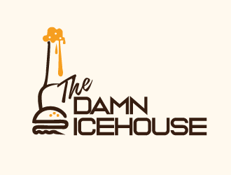 The damn icehouse  logo design by Basu_Publication