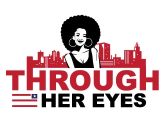 Through Her Eyes logo design by logoguy