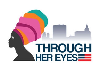 Through Her Eyes logo design by logoguy
