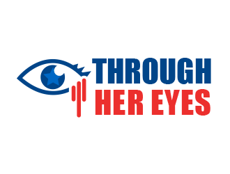 Through Her Eyes logo design by BeDesign