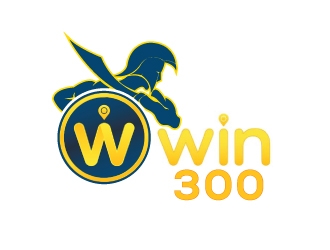 WIN 300 logo design by dshineart