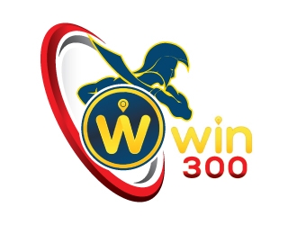 WIN 300 logo design by dshineart