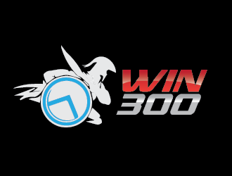 WIN 300 logo design by pixeldesign