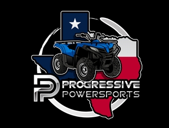 Progressive Powersports logo design by DreamLogoDesign
