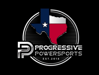 Progressive Powersports logo design by DreamLogoDesign