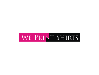 We Print Shirts logo design by Diancox