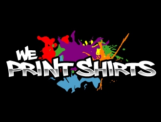 We Print Shirts logo design by ElonStark