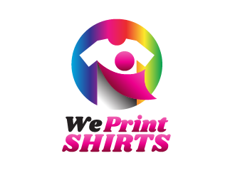We Print Shirts logo design by justin_ezra