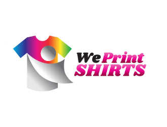 We Print Shirts logo design by justin_ezra