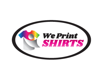 We Print Shirts logo design by justin_ezra