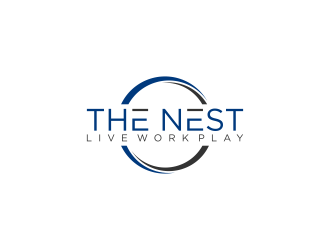 The Nest | Live Work Play logo design by haidar