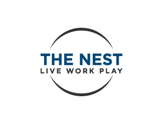 The Nest | Live Work Play logo design by sakarep
