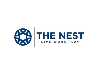 The Nest | Live Work Play logo design by sakarep