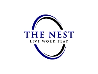 The Nest | Live Work Play logo design by BrainStorming