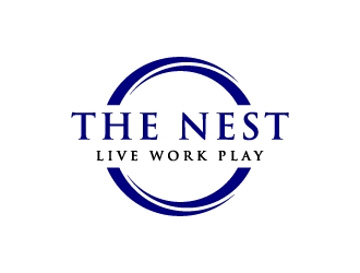 The Nest | Live Work Play logo design by BrainStorming