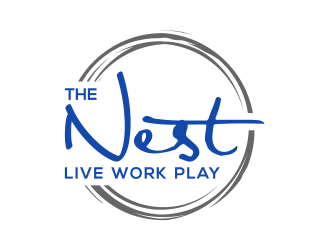 The Nest | Live Work Play logo design by cintoko