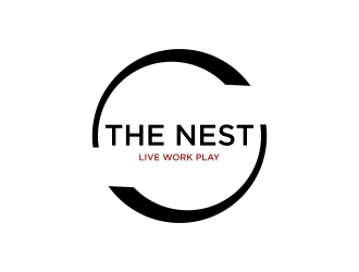 The Nest | Live Work Play logo design by N3V4