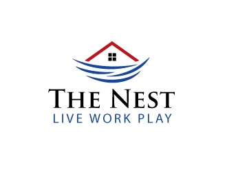 The Nest | Live Work Play logo design by resurrectiondsgn