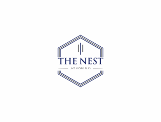The Nest | Live Work Play logo design by KaySa