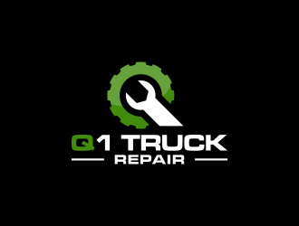 Q1 Truck Repair logo design by haidar