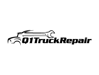Q1 Truck Repair logo design by JJlcool