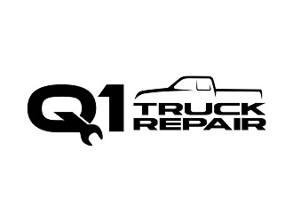 Q1 Truck Repair logo design by haze